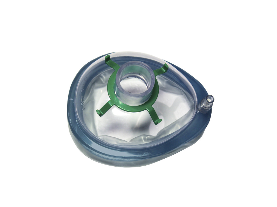 Маска анестезіологічна одноразова стерильна полівінілхлорид розмір 1 (для дітей)